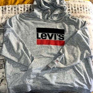 Levi’s Women Gray Logo Hoodie 3X